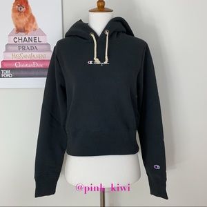 Champion Reverse Weave Warm Up Cropped Hoodie